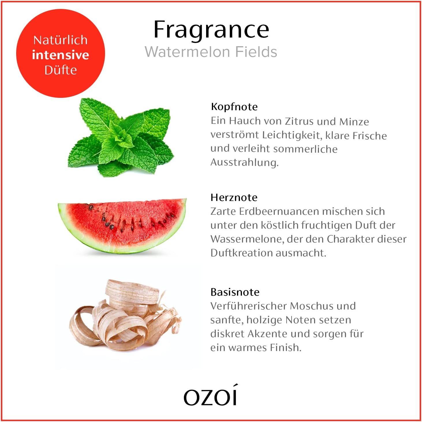 OZOI - Watermelon Fields Duftkerze Klein