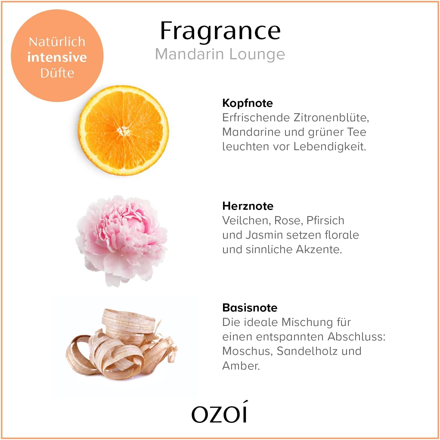 OZOI - Mandarin Lounge Duftkerze Mittel