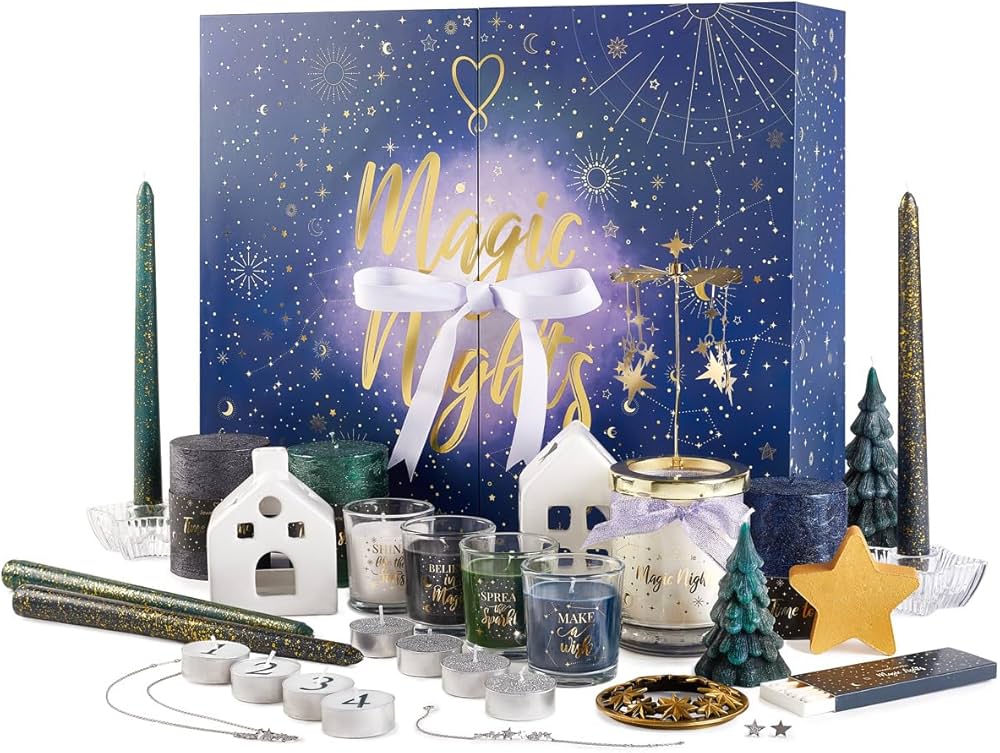 Juwelkerze Adventskalender Magic Nights
