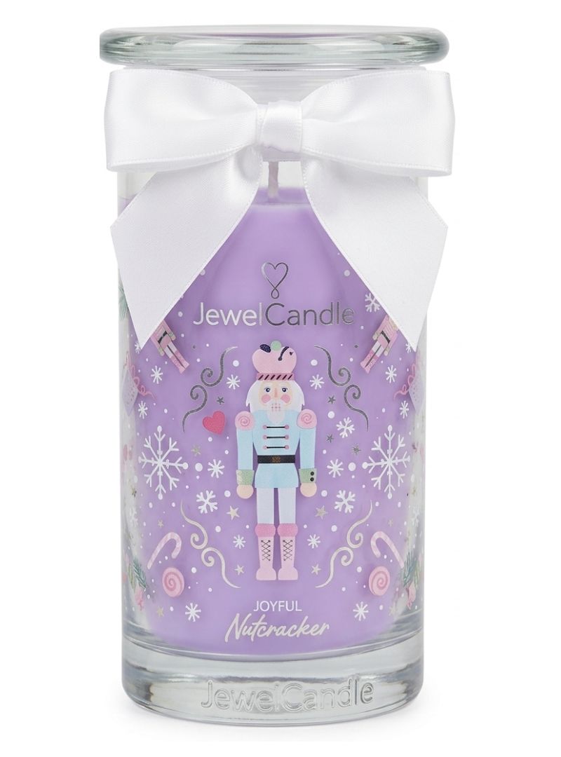 Juwelkerze Joyful Nutcracker mit Armband silber