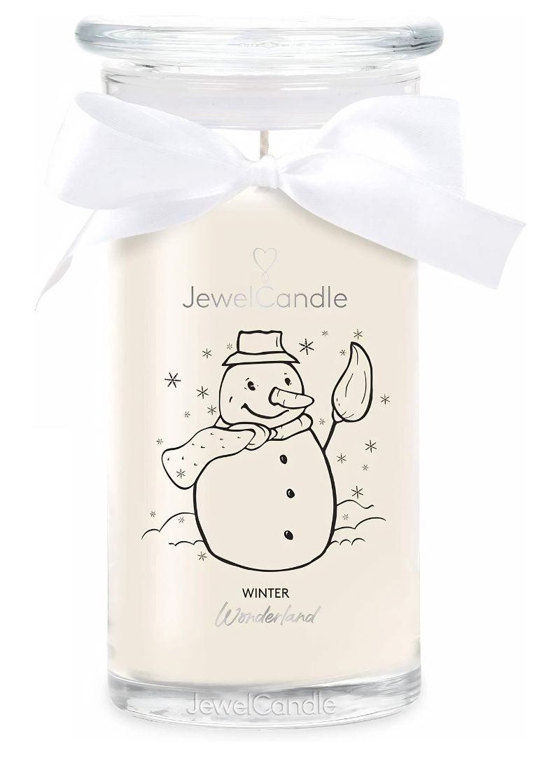 Juwelkerze Winter Wonderland mit Armband