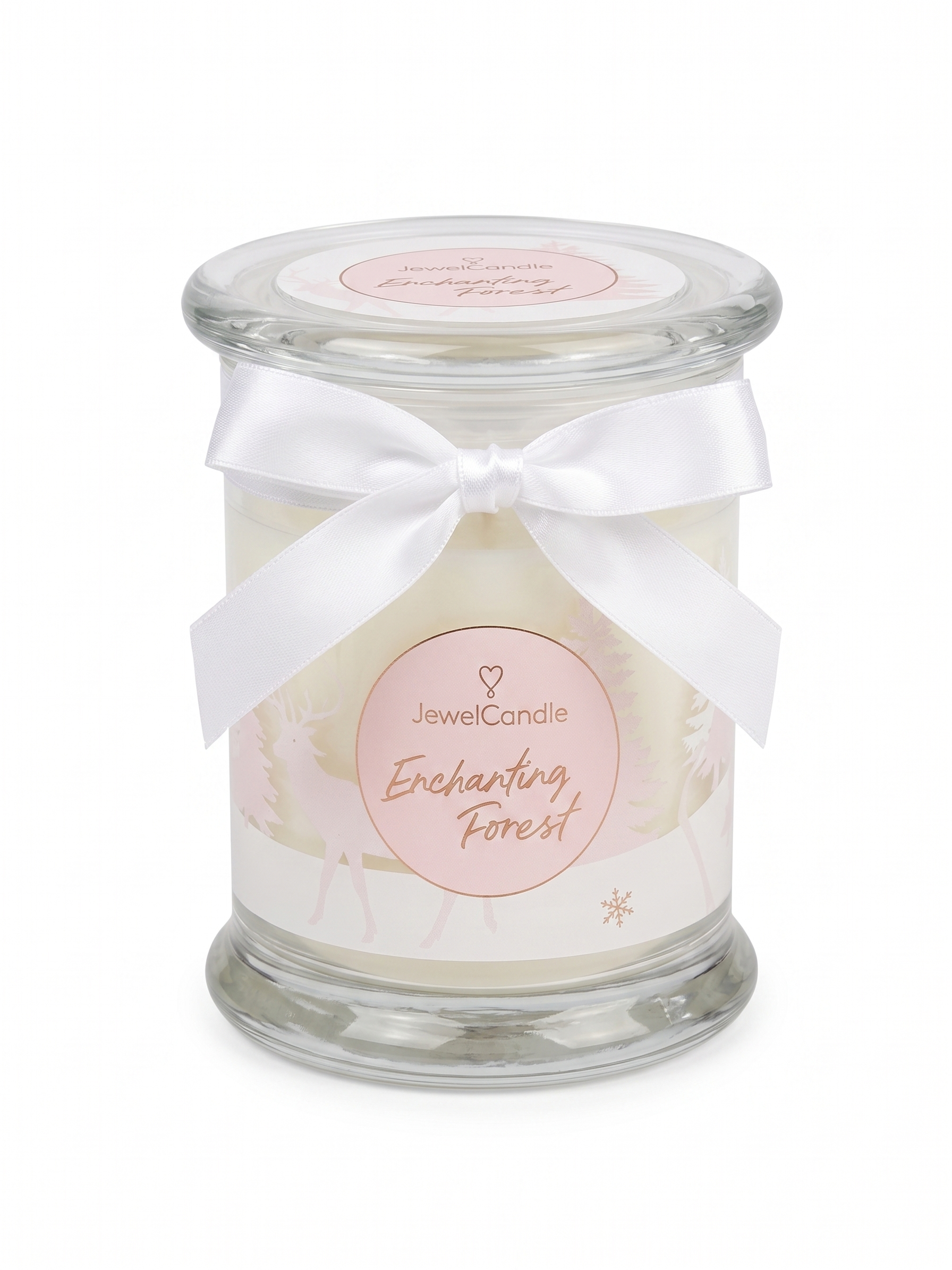 Juwelkerze Enchanting Forest mit Ohrringe, rosegold