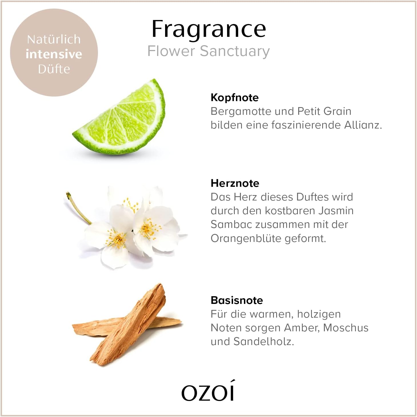 OZOI - Flower Sanctuary Duftkerze Mittel