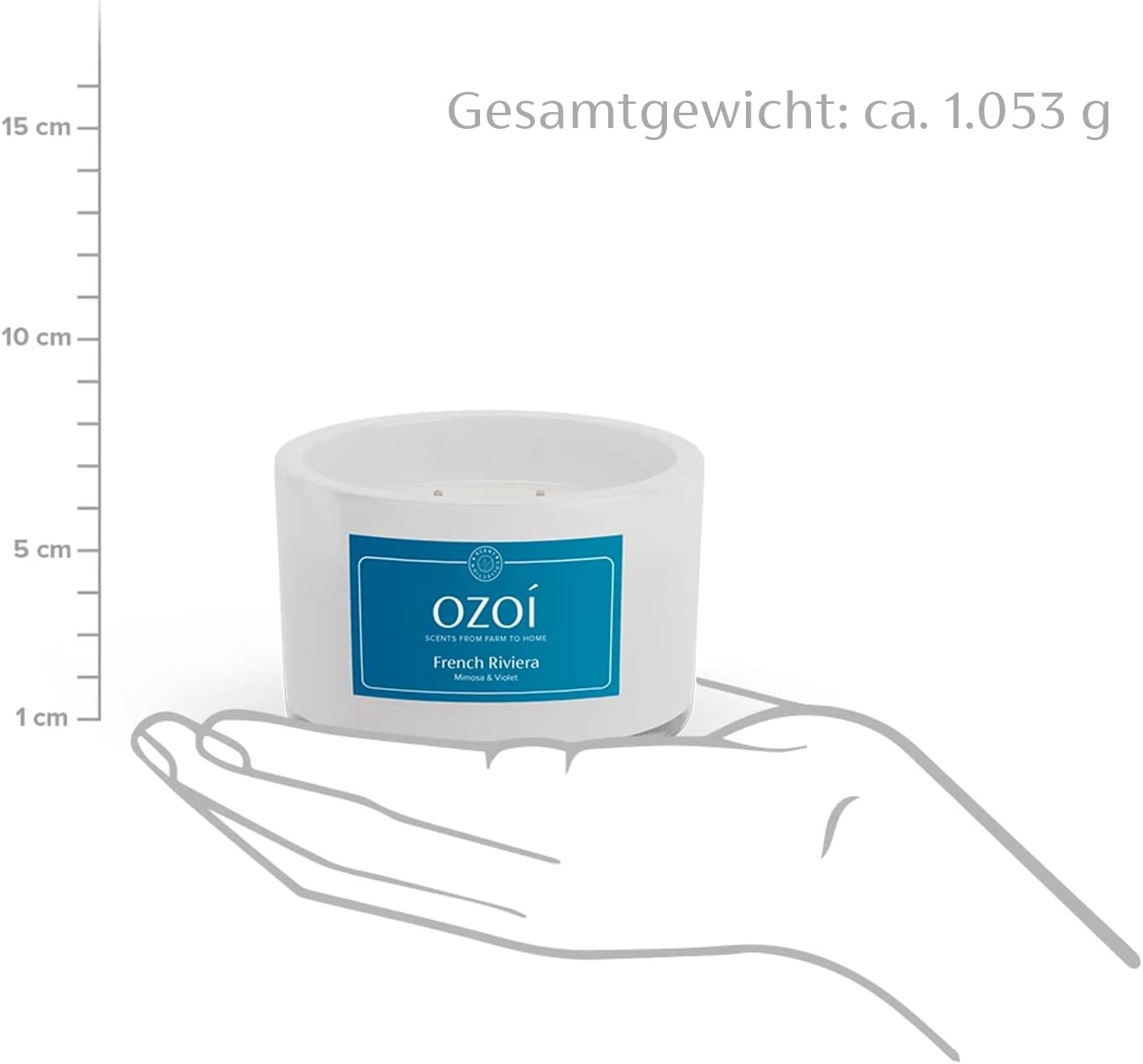 OZOI - French Riviera Duftkerze Klein