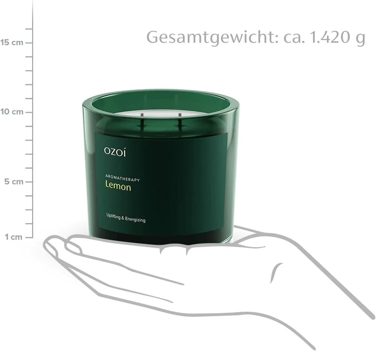 OZOI - Lemon Aromatherapie Kerze Mittel
