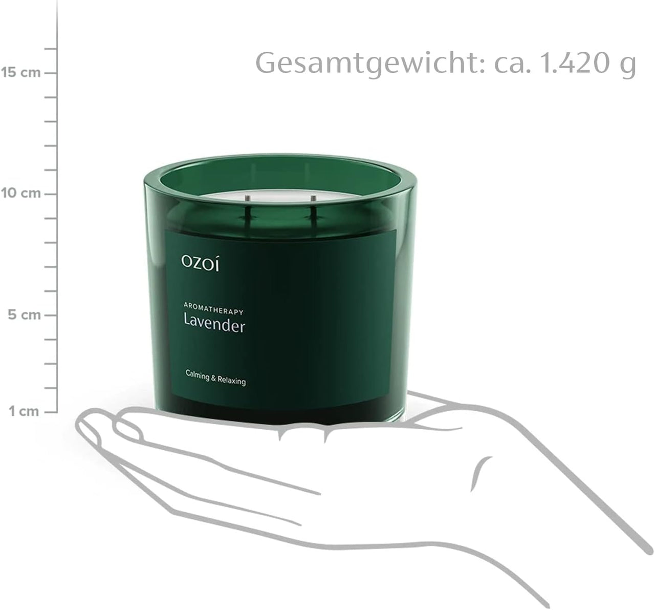OZOI - Lavender Aromatherapie Kerze Mittel
