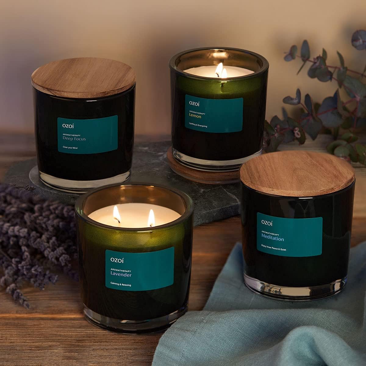 OZOI - Lemon Aromatherapie Kerze Mittel